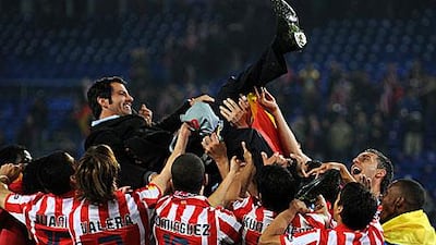 Quique Sanchez Flores was a popular coach at Atletico Madrid, after guiding the Primera Liga club to a Europa League title in 2010.