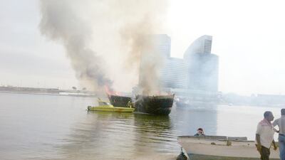 Witnesses reported hearing a number of small explosions. Preeti Kannan / The National