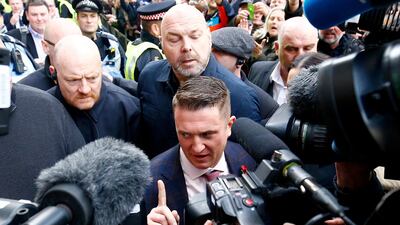 Tommy Robinson lha sbeen appointed as an advisor to the right-wing UK Independence Party. Reuters