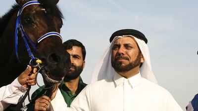 Trainer Musabah Al Muhairi's interest in horse racing began in 1975 'for fun', he says. Soon he was training hoses for his friends. Lee Hoagland / The National