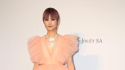 Singer Li Yuchun was the third person to op for Giambattista Valli's new H&M tie-up (we're sure that having so much from the upcoming line on this particualr red carpet was no accident. Photo: AP