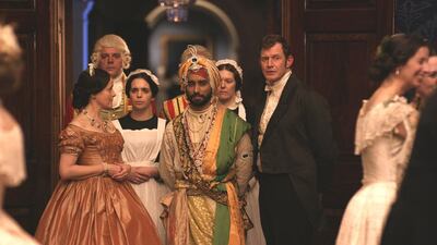 From left, Amanda Root, Satinder Sartaaj and Jason Flemyng in the true-life film The Black Prince. Courtesy The Black Prince