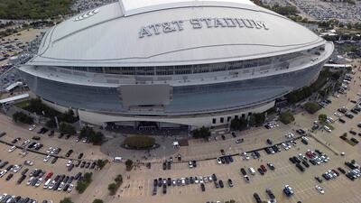 The AT&T Stadium in Arlington, Texas, will host 2026 World Cup matches including the semi-final. AP