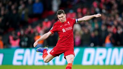 James Milner (Keita 80') - 6. The 36-year-old is the oldest Liverpool player to feature at Wembley. He came on for Keita in the 80th minute and gave his usual rugged performance. PA