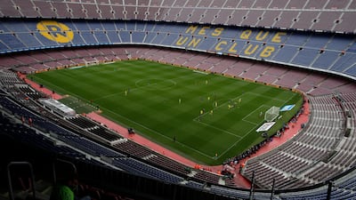 Barcelona hosted Las Palmas in the Primera Liga on October 1 inside an empty Camp Nou. Manu Fernandez / AP Photo