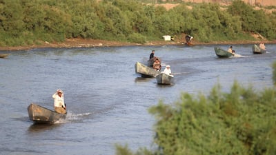 Iraq's marshlands have been declared a world heritage site. Haidar Mohammed Ali / AFP
