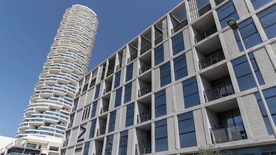 Exterior of Hive in Jumeirah Village Circle.