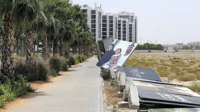Workers began a clean-up in various areas