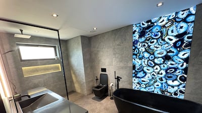 The ensuite bathroom attached to the master bedroom.