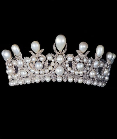 A tiara made for Empress Eugenie. Courtesy Sotheby's