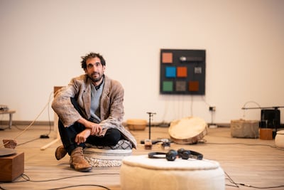 Atoui has spent the past decade developing musical instruments that make use of organic materials. Photo: Royal Commission for AlUla
