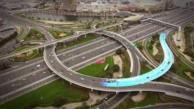 Officials hope the bridge will reduce travel times to Mall of the Emirates. Photo: Dubai Media Office