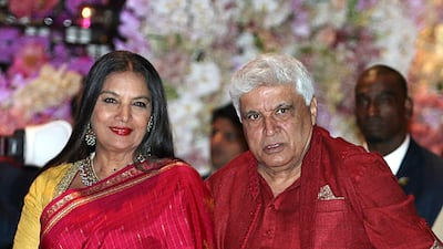 Indian poet and scriptwriter Javed Akhtar and his wife, actress Shabana Azmi, were to feature at the festival's opening. AFP