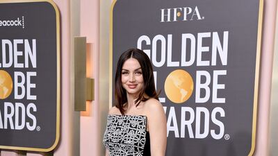 Ana de Armas wears Louis Vuitton. AFP