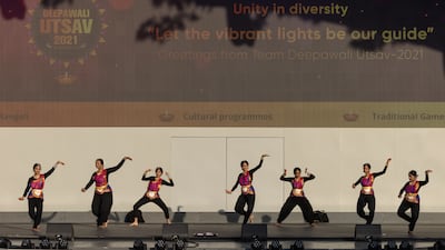 Events to mark the five-day festival began with traditional dancing. Photo: Expo 2020 Dubai
