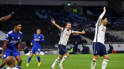 SUB: Lucas Moura (Lo Celso) - 5. Hard to be overly critical of Tottenham's hardest-working forward but he offered no threat against Leicester despite playing the majority of the second half. AFP