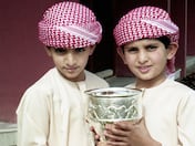 Sheikh Hamdan shares sweet throwback pictures from childhood in UAE