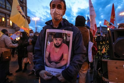 Protestors in Hanau call for more action after a far-right extremist murdered 10 people.