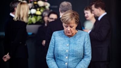 German Chancellor Angela Merkel said on Monday that she will not run for re-election as chairwoman of her conservative CDU party. Hayoung Jeon / EPA