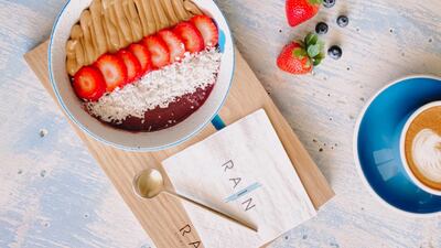 The Rain Cafe's Acai Bowl. Image: supplied