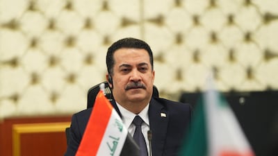 Iraqi Prime Minister Mohammed Shia Al Sudani. AFP