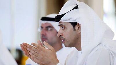 Sheikh Hazza bin Zayed, the National Security Adviser and Vice Chairman of the Abu Dhabi Executive Council. Ryan Carter / Crown Prince Court - Abu Dhabi