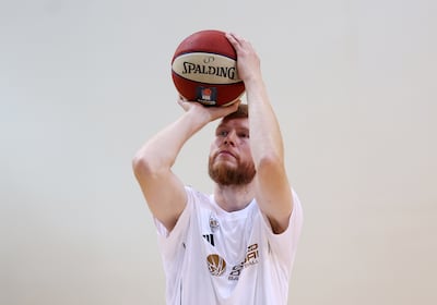 Former NBA forward Davis Bertans will play for Dubai Basketball this season. Chris Whiteoak / The National