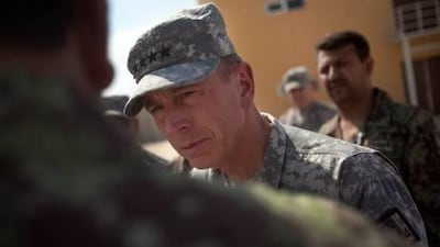 The British prime minister, David Cameron, said a review by the top US commander in Afghanistan, Gen David Petraeus, pictured, revealed Linda Norgrove was probably killed by a grenade.