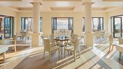 Seagrill on 25º at Fairmont Palm Jumeirah offers a quiet atmosphere with ocean views. Courtesy Fairmont