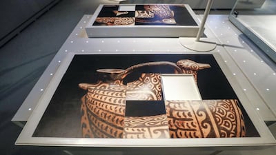 In this puzzle, children can reassemble the askos design. Victor Besa / The National