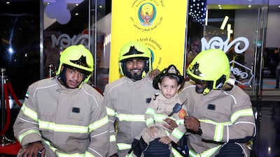 The UAE premiere of Only the Brave at Novo Cinemas Festival City celebrated the Dubai Civil Defence. AP photo