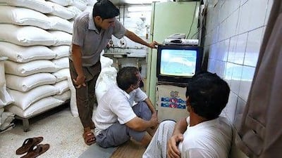 The Holy Month is the most important time for the region's US$2 billion (Dh7.34bn) TV advertising market with millions watching religious shows and long-running soap operas. Amy Leang/The National