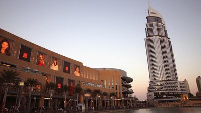 Emaar Malls Group’s biggest asset is The Dubai Mall, left, the most visited mall in the world. Scott Olson / Getty Images