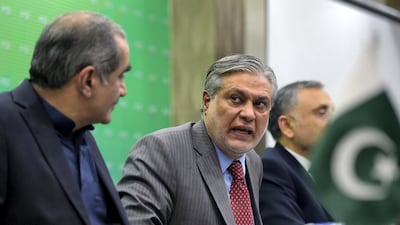 Ishaq Dar, who was declared an absconder in December after he failed to appear before the court in a case associated with the Panama Papers leaks declared himself not guilty and dismissed the allegations against him. AFP