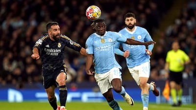 Booked for pulling down Grealish, despite claiming that England winger dived. Coped with threat of Grealish but had tougher time against pace of Doku when City winger was brough on. Limped off with cramp in extra-time. AP