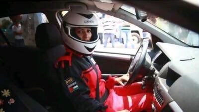 The Speed Sisters are the first all-female racing team in the Middle East. Courtesy Amber Fares