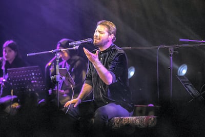 Sami Yusuf's songs take inspiration from Islamic history and spirituality. Antonie Robertson / The National