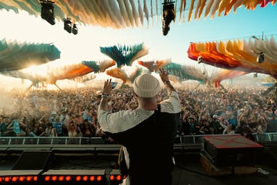Growing up in San Francisco, DJ Habibeats was exposed to dabke, Arabic pop and hip-hop all at once. Photo: Gilbert Flores / Coachella
