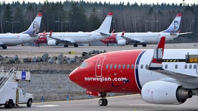 Norwegian budget carrier 'Norwegian' has grounded 18 jets. EPA