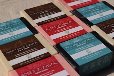 Soap bricks from Greenberry Organics