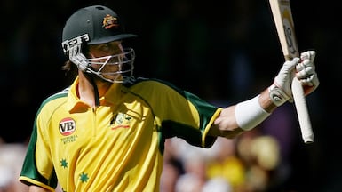 Damien Martyn played 67 Tests between 1992 and 2006, scoring more than 4,400 runs, and was part of Australia’s World Cup-winning squads in 1999 and 2003. AFO