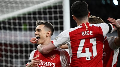 Drilled Arsenal into a fifth-minute lead with his 15th goal of the season and almost grabbed another when he deflected shot was saved. Booked for late tackle on former Brighton teammate Cucurella. Reuters