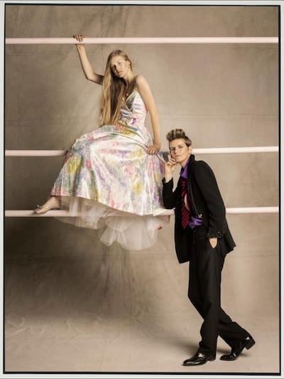 Model Stella Tennant and daughter Iris star in Oxfam's Second Hand September campaign. Tom Craig / Oxfam