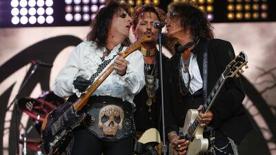 Johnny Depp's band, the Hollywood Vampires, would play the Viper Room. ABC / Getty Images