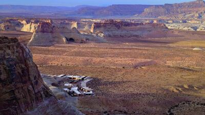 The mass of buildings that make up the Amangiri have an austere beauty from the exterior, set off by the stark but stunning surroundings of desert in Utah, US. Inside the resort, however, is pure, modern luxury. Photos courtesy of Amanresorts