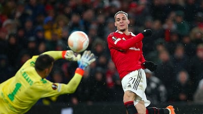 Antony - 7. Quiet in the first half, though he set up Rashford on 28, but his best moment was a curling left foot finish to put United back ahead. Best moment of the game, but he could have squared the ball rather than shot in a 63rd minute chance. EPA