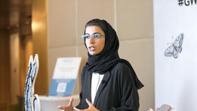 Noura Al Kaabi at WIL Economic Forum. On Tuesday the Minister of Culture and Knowledge Development said she hoped to equip the country's youth to capitalise on the digital revolution. Reem Mohammed / The National