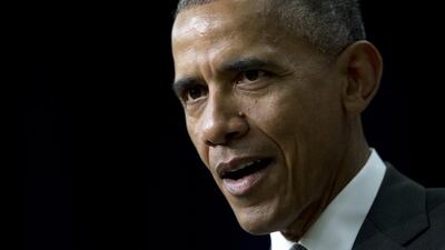 US president Barack Obama on April 16. Carolyn Kaster/AP