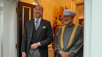 The sultan is on a three-day state visit to the UK. Reuters
