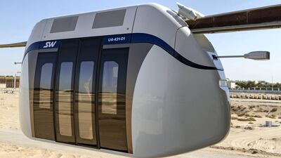 Passenger pods come in different sizes and can accommodate up to 75 people at a time.